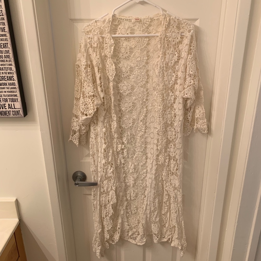 Crochet Lace Target Mossimo Coverup